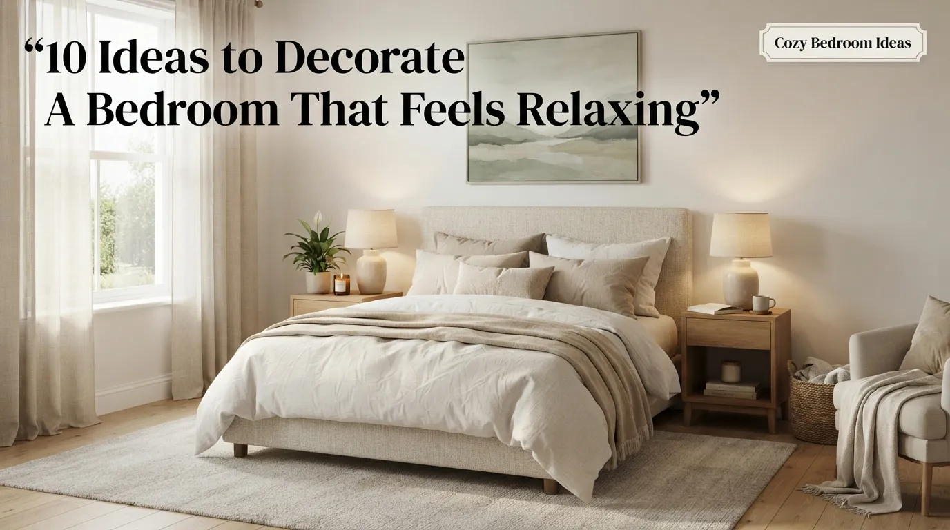 10 Ideas on How to Decorate a Bedroom That Feels Relaxing