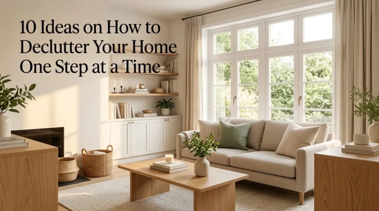 10 Ideas on How to Declutter Your Home One Step at a Time