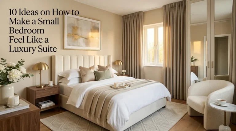 10 Ideas on How to Make a Small Bedroom Feel Like a Luxury Suite