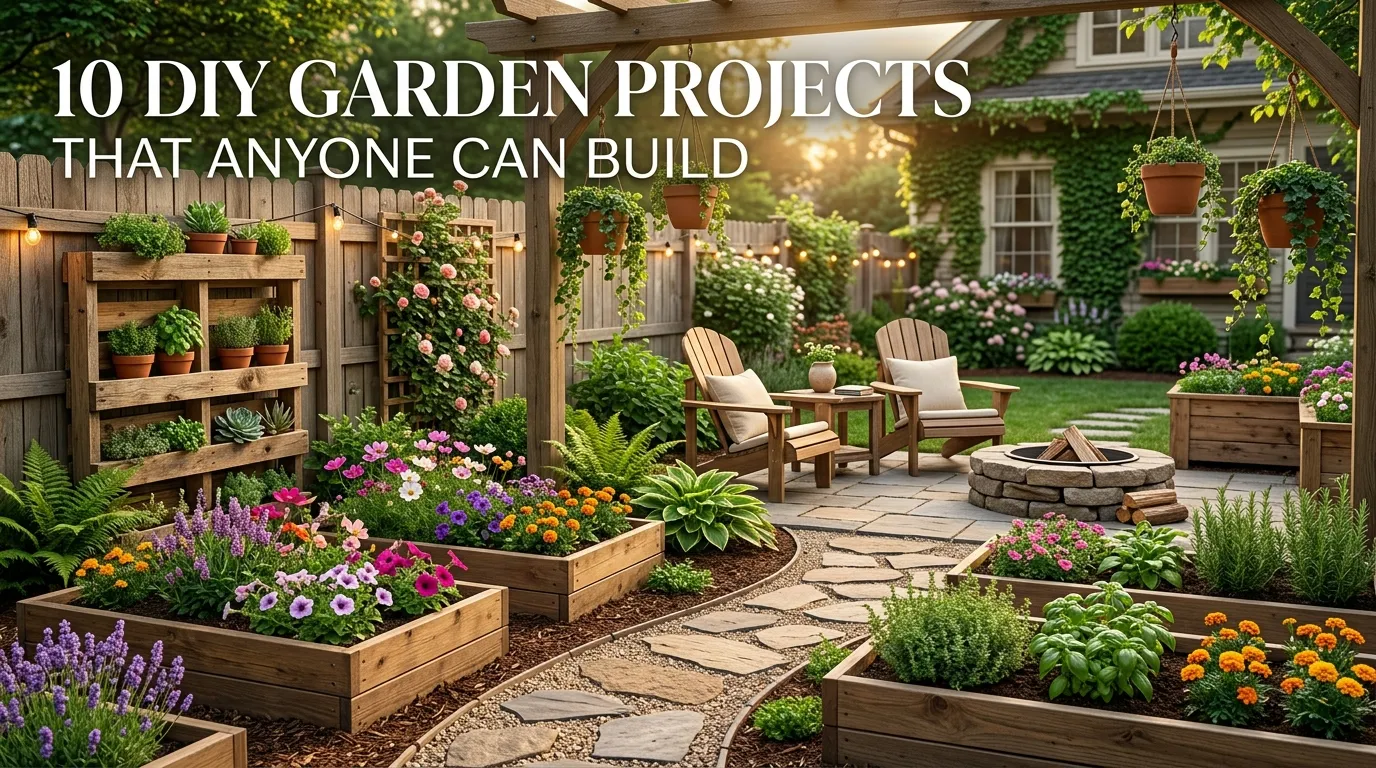 10 DIY Garden Projects That Anyone Can Build