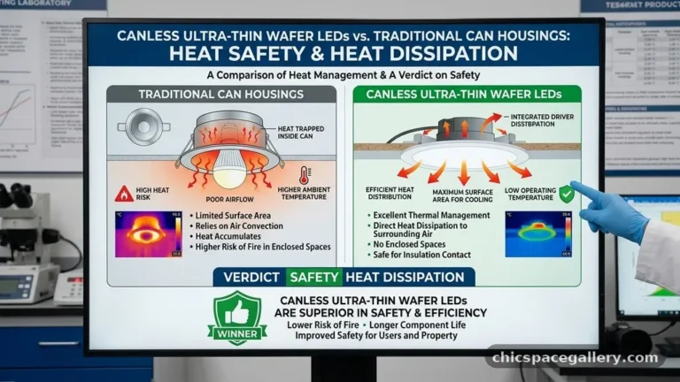 Canless Ultra-Thin Wafer LEDs vs Traditional Can Housings: Heat & Safety