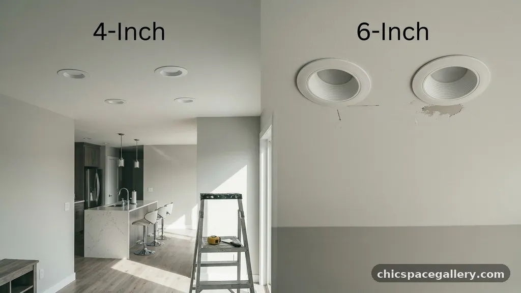 Installation and Retrofitting Realities - 4-Inch vs 6-Inch Recessed Cans: Which Looks Cleaner in Modern Homes?