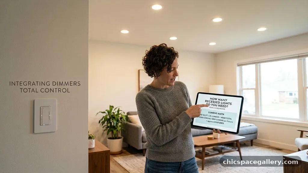 Integrating Dimmers for Total Control - How Many Recessed Lights Do You Need for a 12x15 Living Room? (Lumens Math)