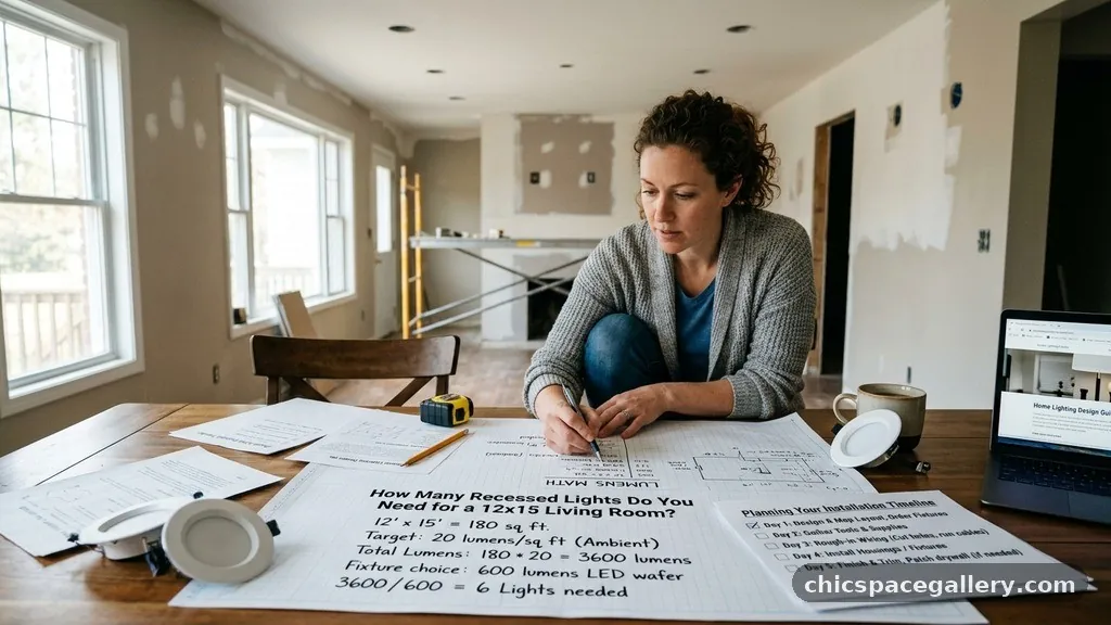 Planning Your Installation Timeline - How Many Recessed Lights Do You Need for a 12x15 Living Room? (Lumens Math)