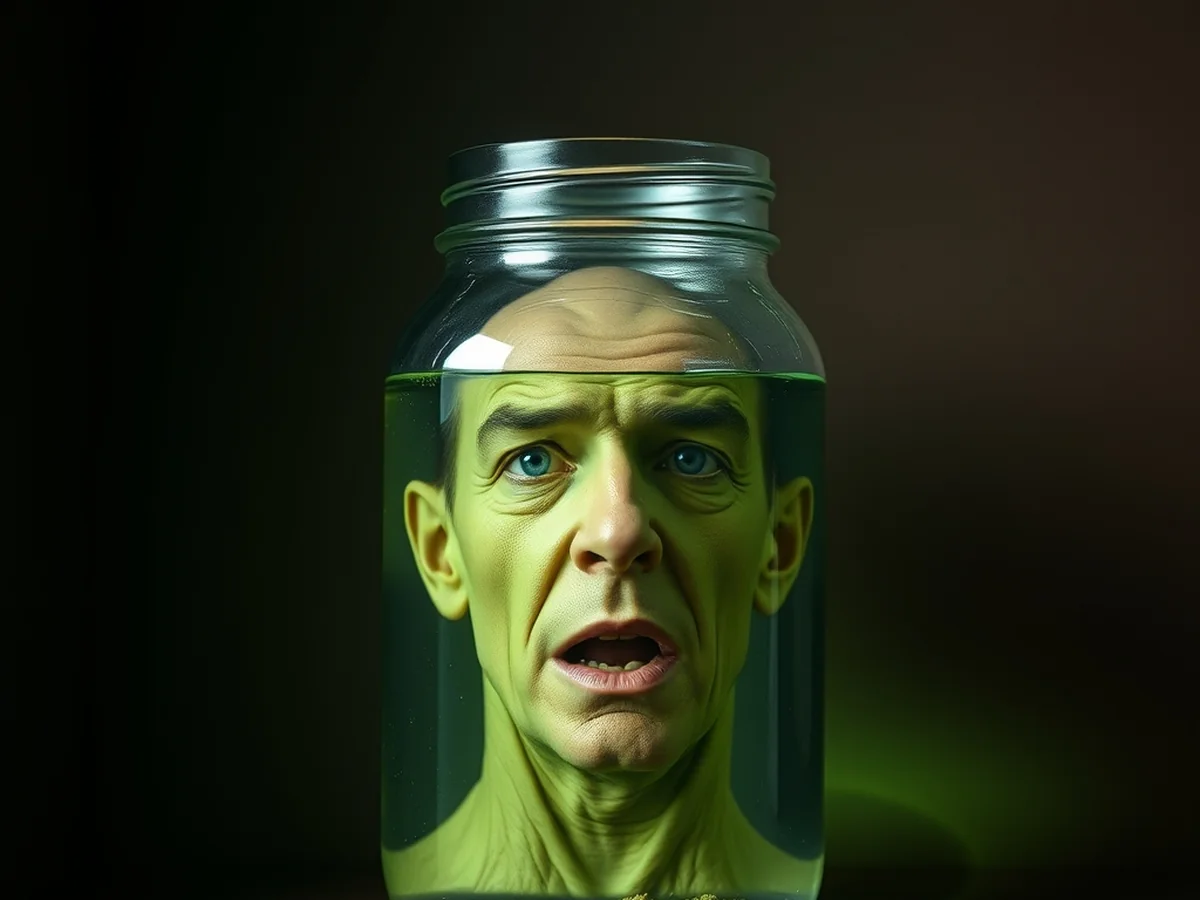 Creating Head In A Jar Pranks With Water Displacement - diy halloween decorations