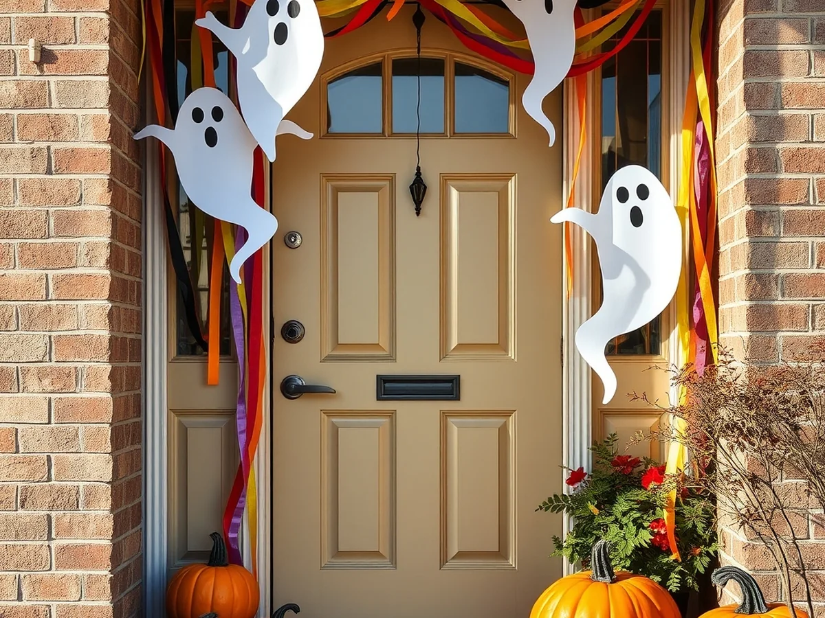 Classic Character Door Transformations - diy halloween door decor ideas