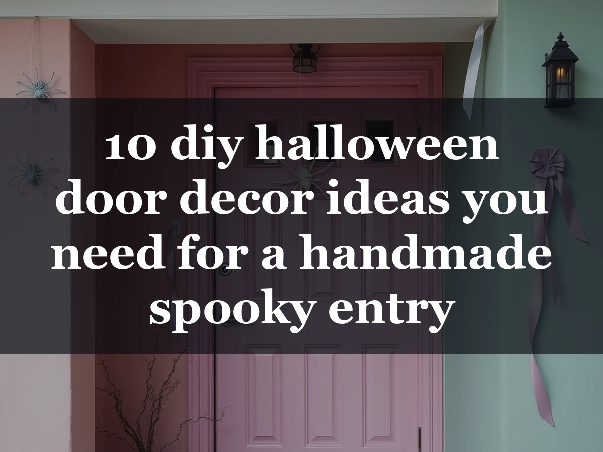 10 diy halloween door decor ideas you need for a handmade spooky entry - diy halloween door decor ideas