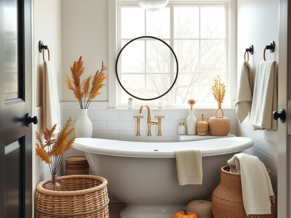 Choosing Versatile Fall Decor - Fall Bathroom Decor Ideas