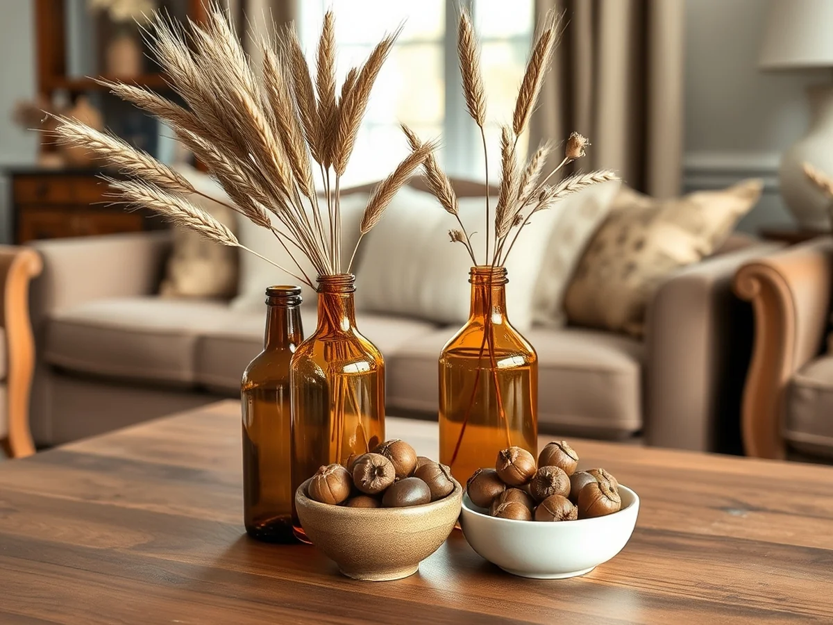Applying Fall Styling Rules - Fall Coffee Table Decor Ideas