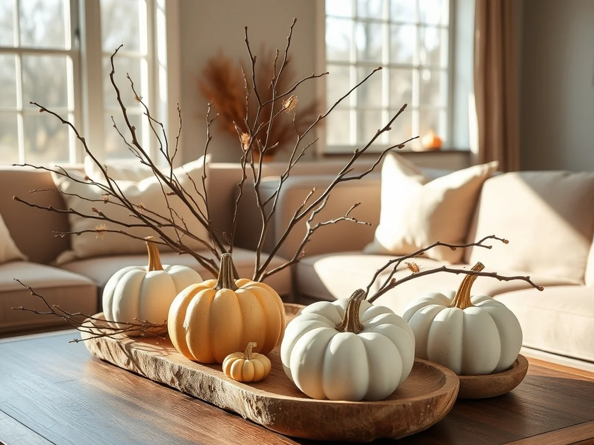 Essential Fall Decor Elements - Fall Coffee Table Decor Ideas