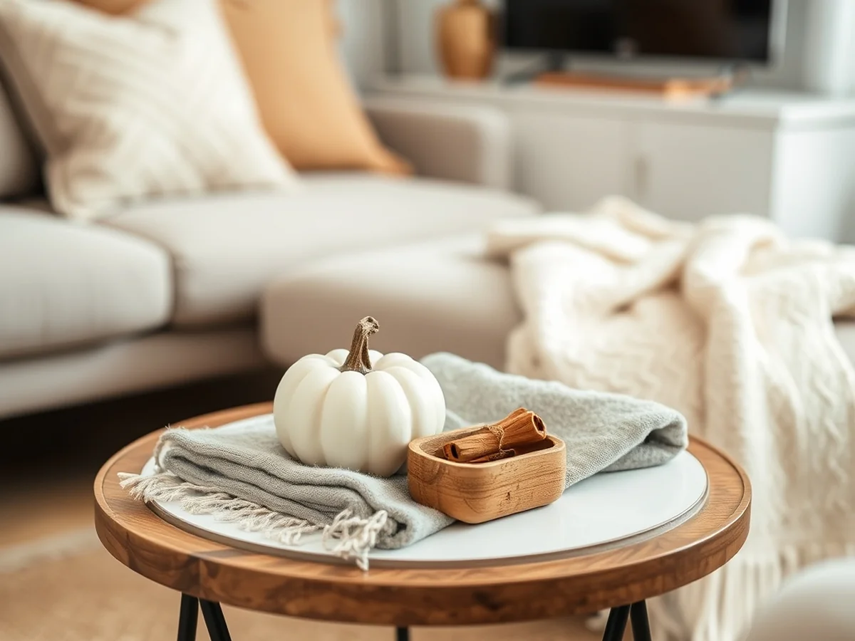 Fall Decor for Small Tables - Fall Coffee Table Decor Ideas