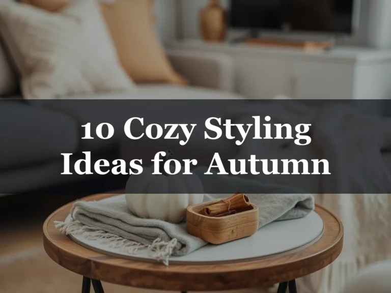 10 Cozy Styling Ideas for Autumn - Fall Coffee Table Decor Ideas