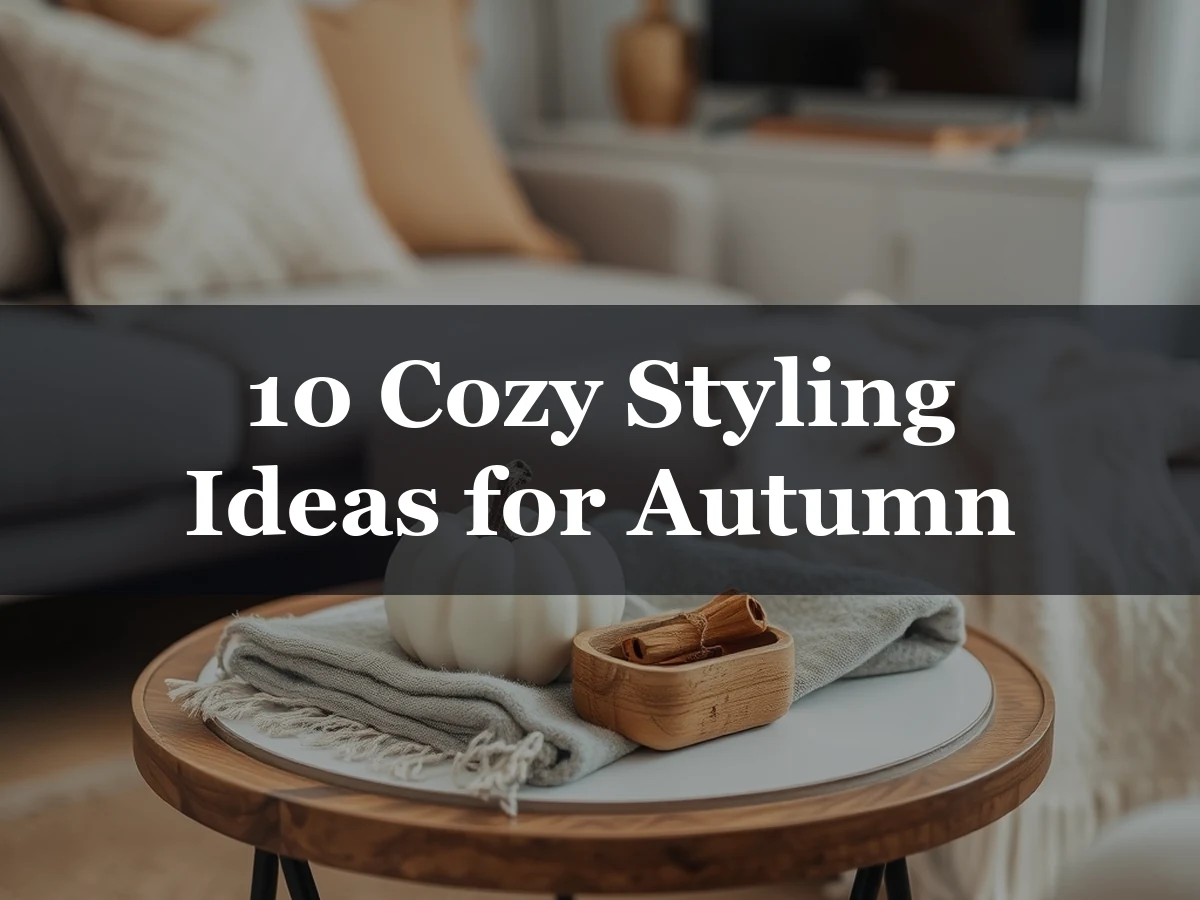 10 Cozy Styling Ideas for Autumn - Fall Coffee Table Decor Ideas