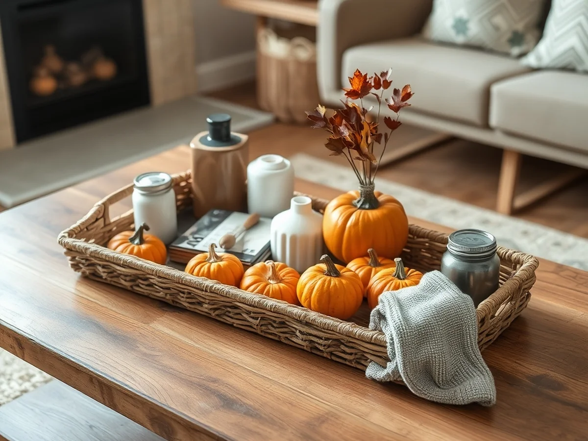 Final Fall Styling Tips - Fall Coffee Table Decor Ideas