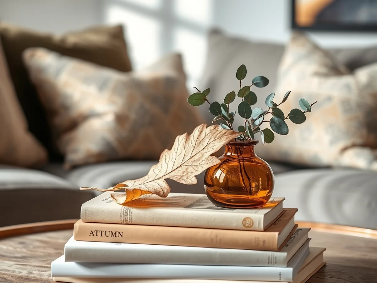 Styling with Autumn Literature and Coffee Table Books - Fall Coffee Table Decor Ideas