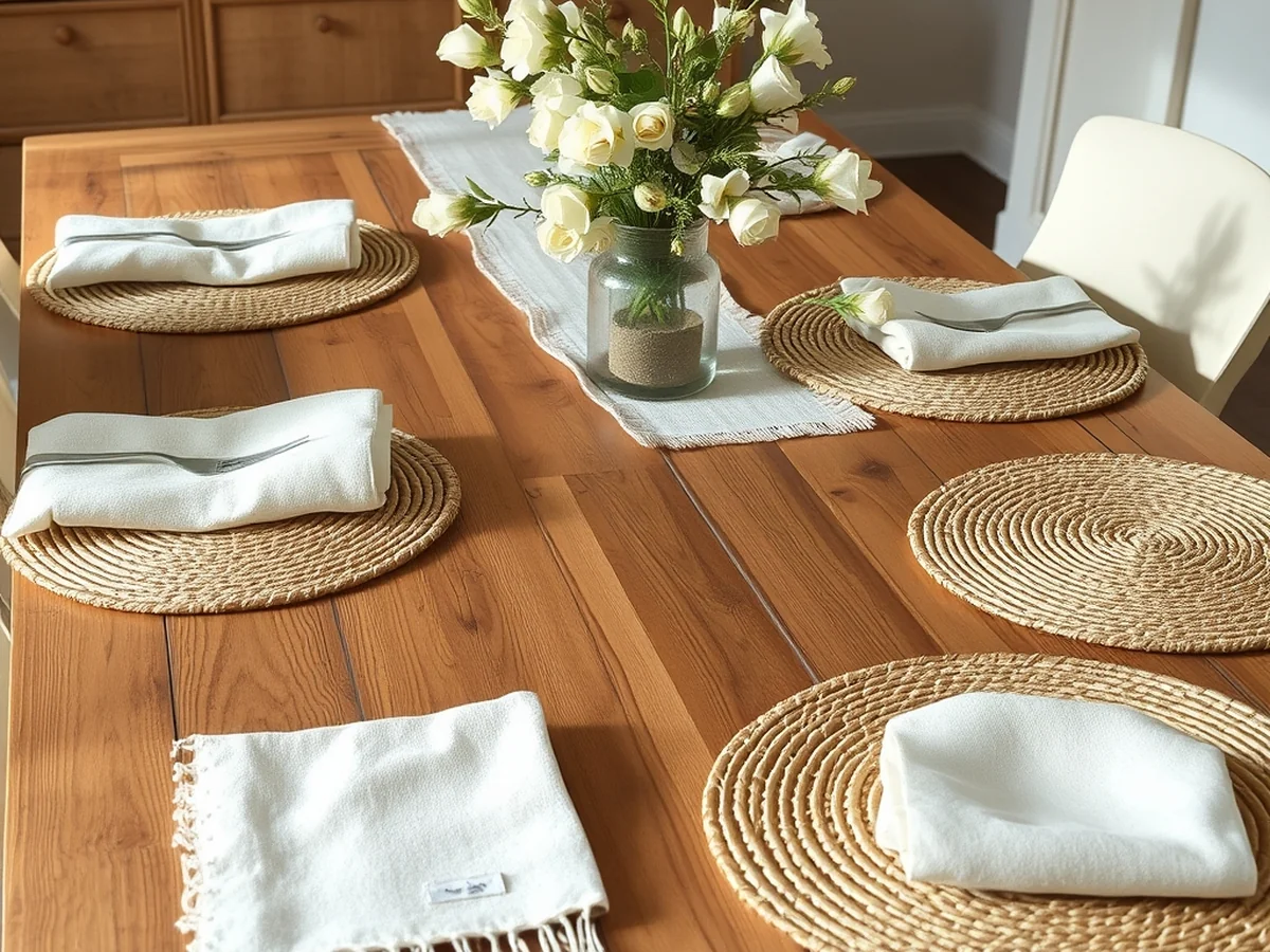 Choosing Foundational Linens and Base Layers - Fall Dining Table Decor Ideas