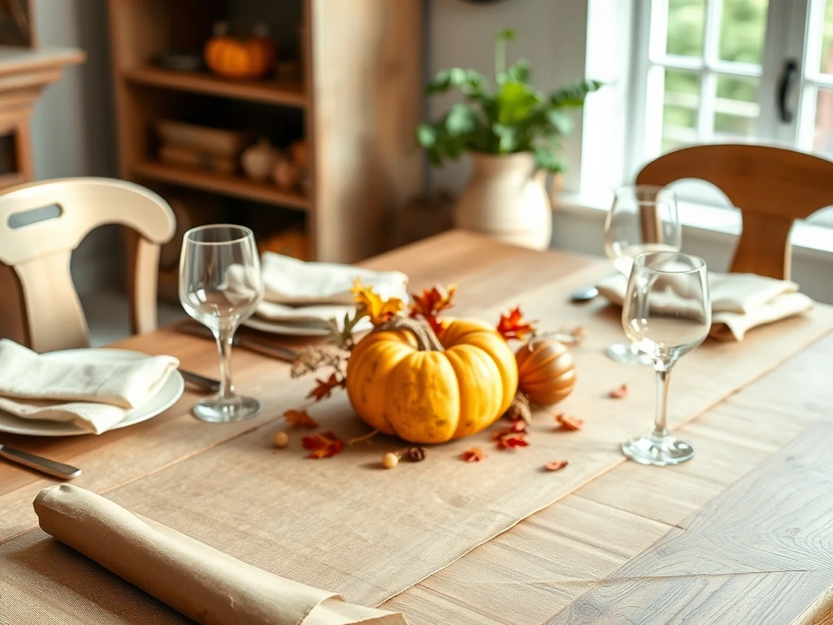 DIY Crafting for Unique Autumn Tablescapes - Fall Dining Table Decor Ideas