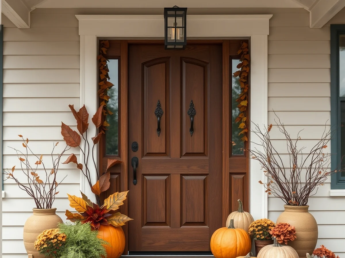 Fall Front Door Trend - Fall Front Door Decor Ideas