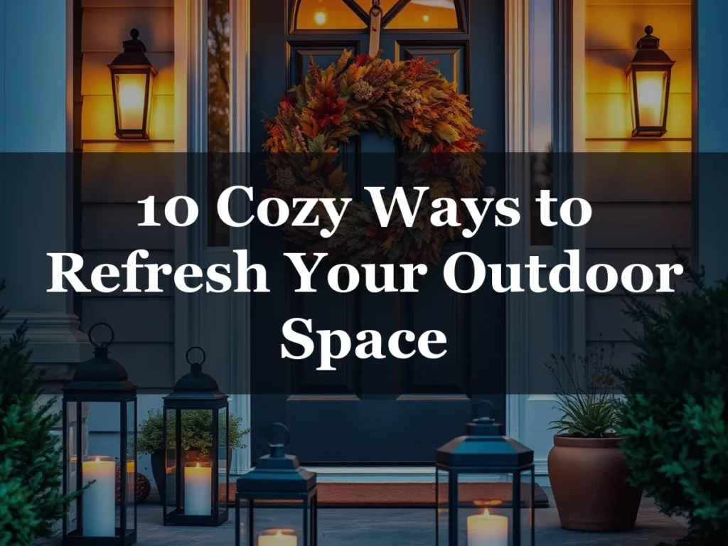 10 Cozy Ways to Refresh Your Outdoor Space - Fall Outdoor Decor Ideas