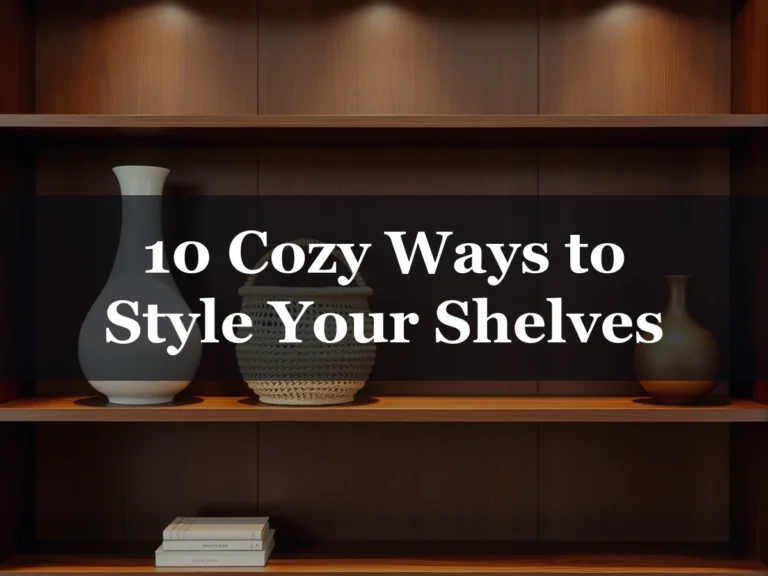 10 Cozy Ways to Style Your Shelves - Fall Shelf Decor Ideas