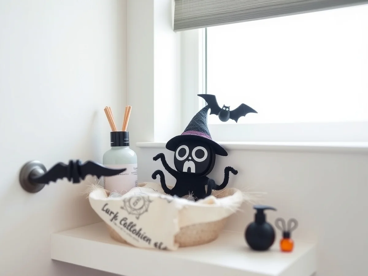 Crafting Custom Pieces with DIY Halloween Bathroom Decor Ideas - halloween bathroom decor ideas