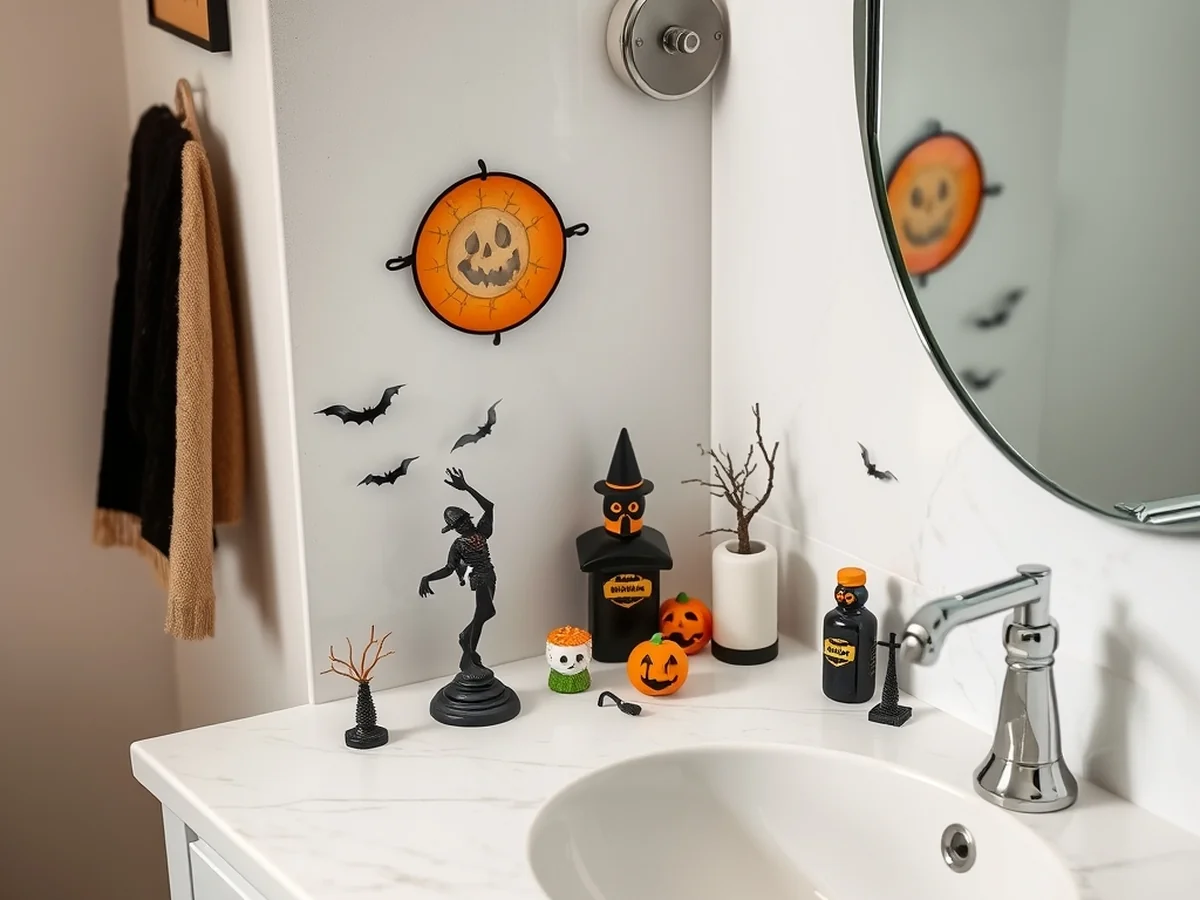 Selecting Fun Halloween Bathroom Accessories - halloween bathroom decor ideas