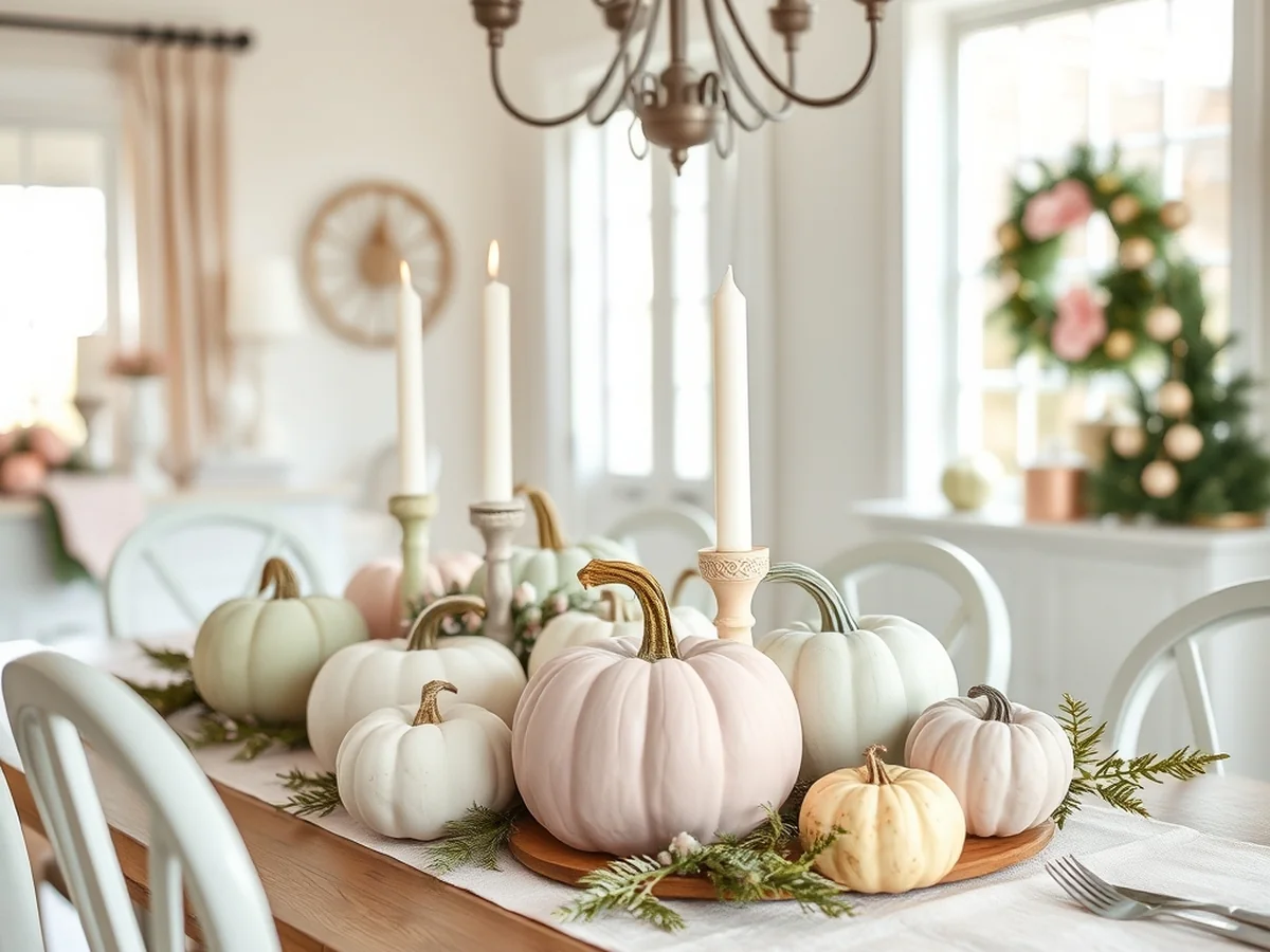 Pastel Palettes and Whimsical Seasonal Accents - halloween centerpiece ideas