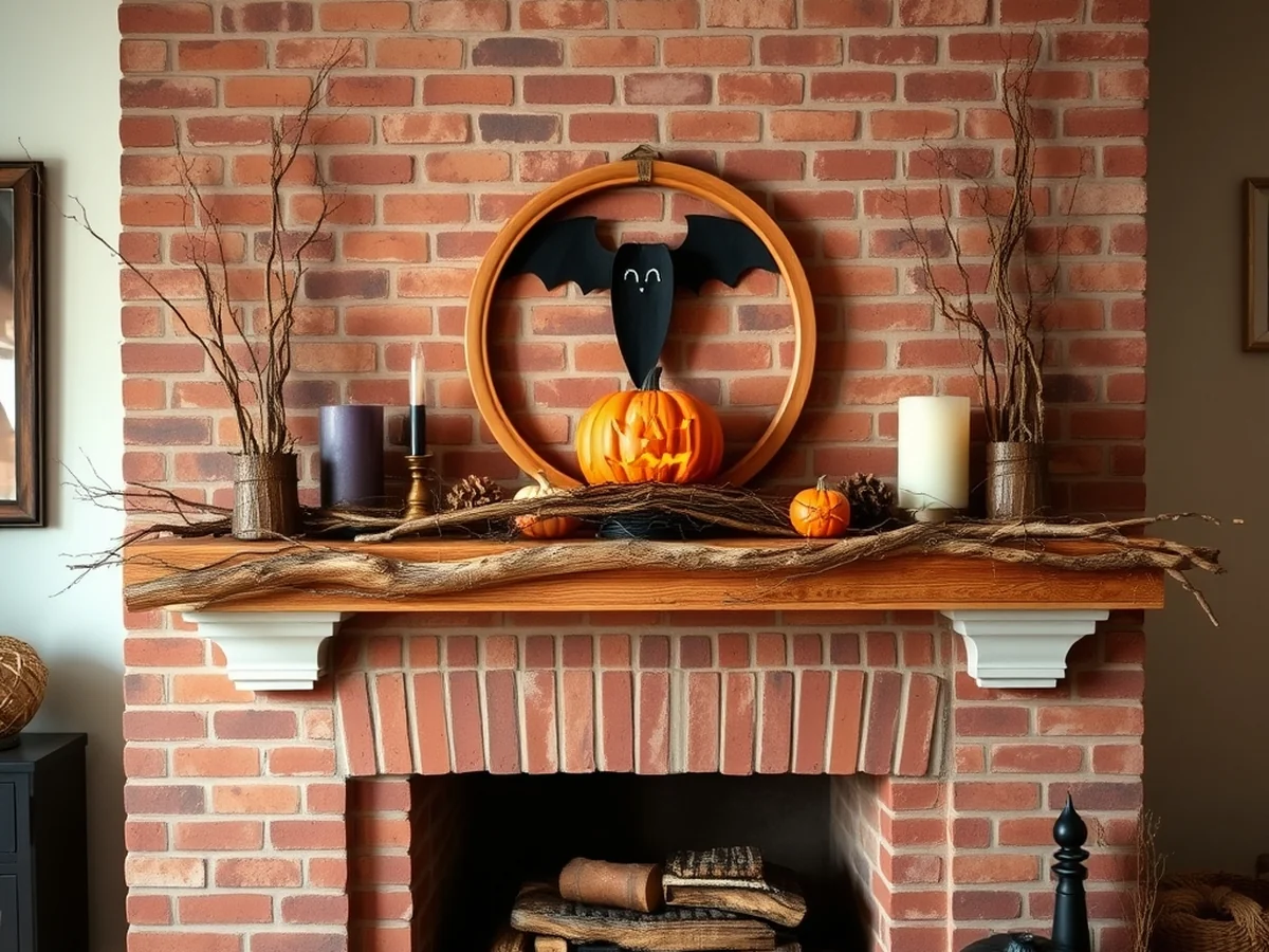 Crafting Unique Looks with DIY Elements - halloween fireplace decor ideas