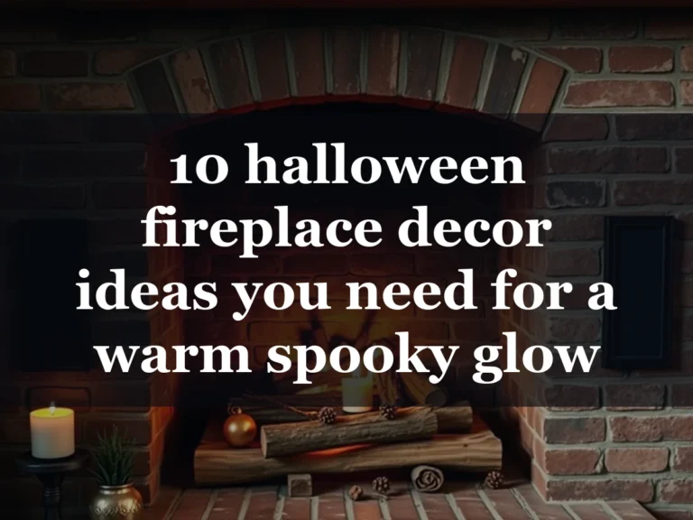 10 halloween fireplace decor ideas you need for a warm spooky glow - halloween fireplace decor ideas
