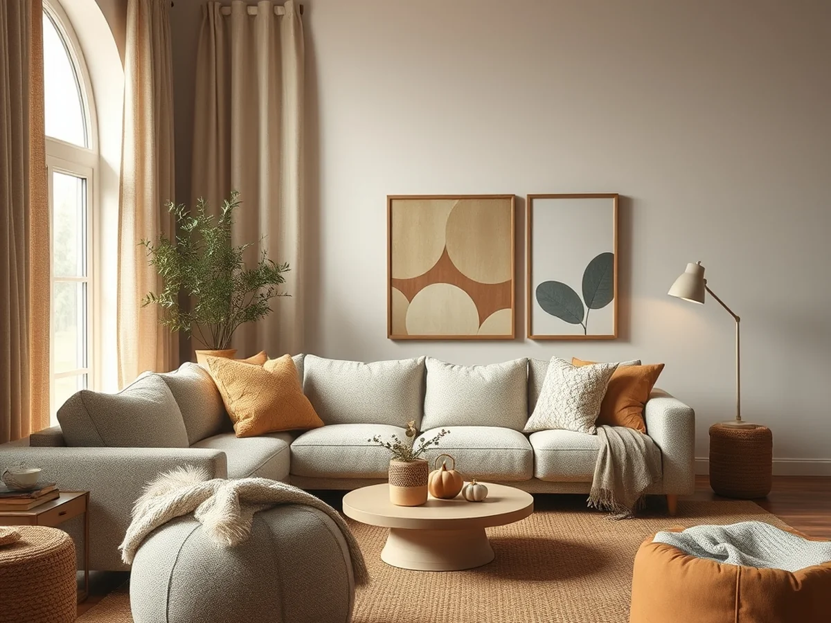 Textured Fall Decor Materials - Modern Fall Decor Ideas